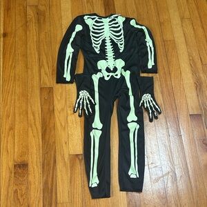 Kids Skeleton Costume with gloves